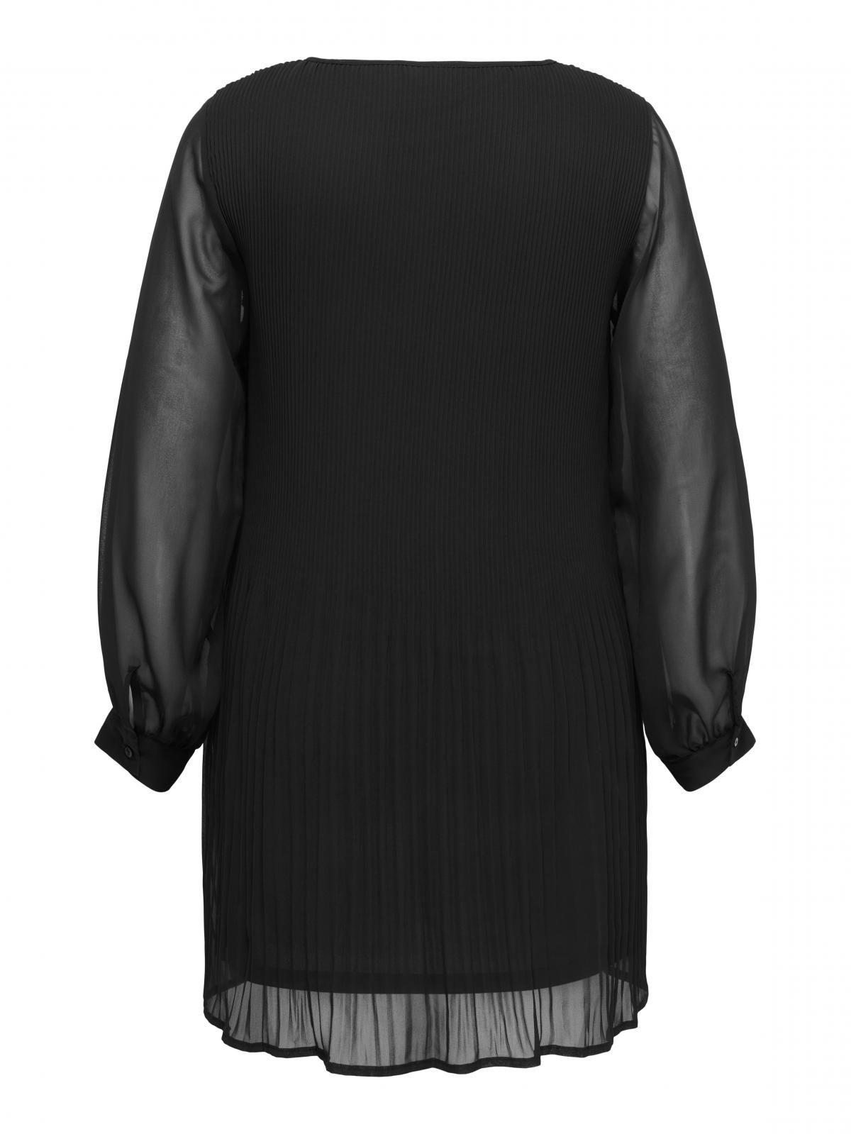 온리 빅사이즈 시스루 블랙 미니 원피스 15377753_2161 BLACK / BLACK - 상세 이미지 4