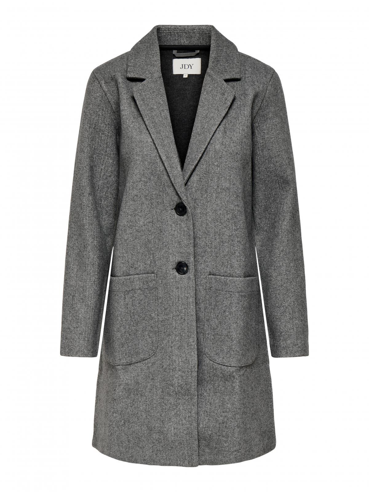 제이디와이 베이직 테일러드 롱 재킷 15335626_2383 GREY / DARK GREY MELANGE - 상세 이미지 3