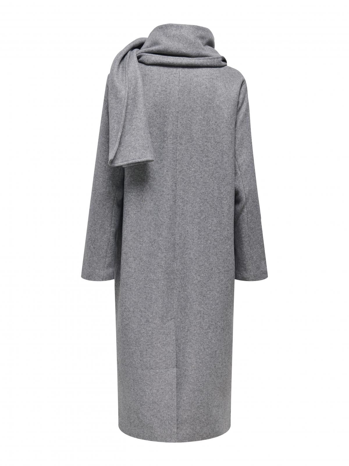 온리 테크니컬 라이트그레이 롱코트 15348930_2382_1218399 GREY / MEDIUM GREY MELANGE - 상세 이미지 4