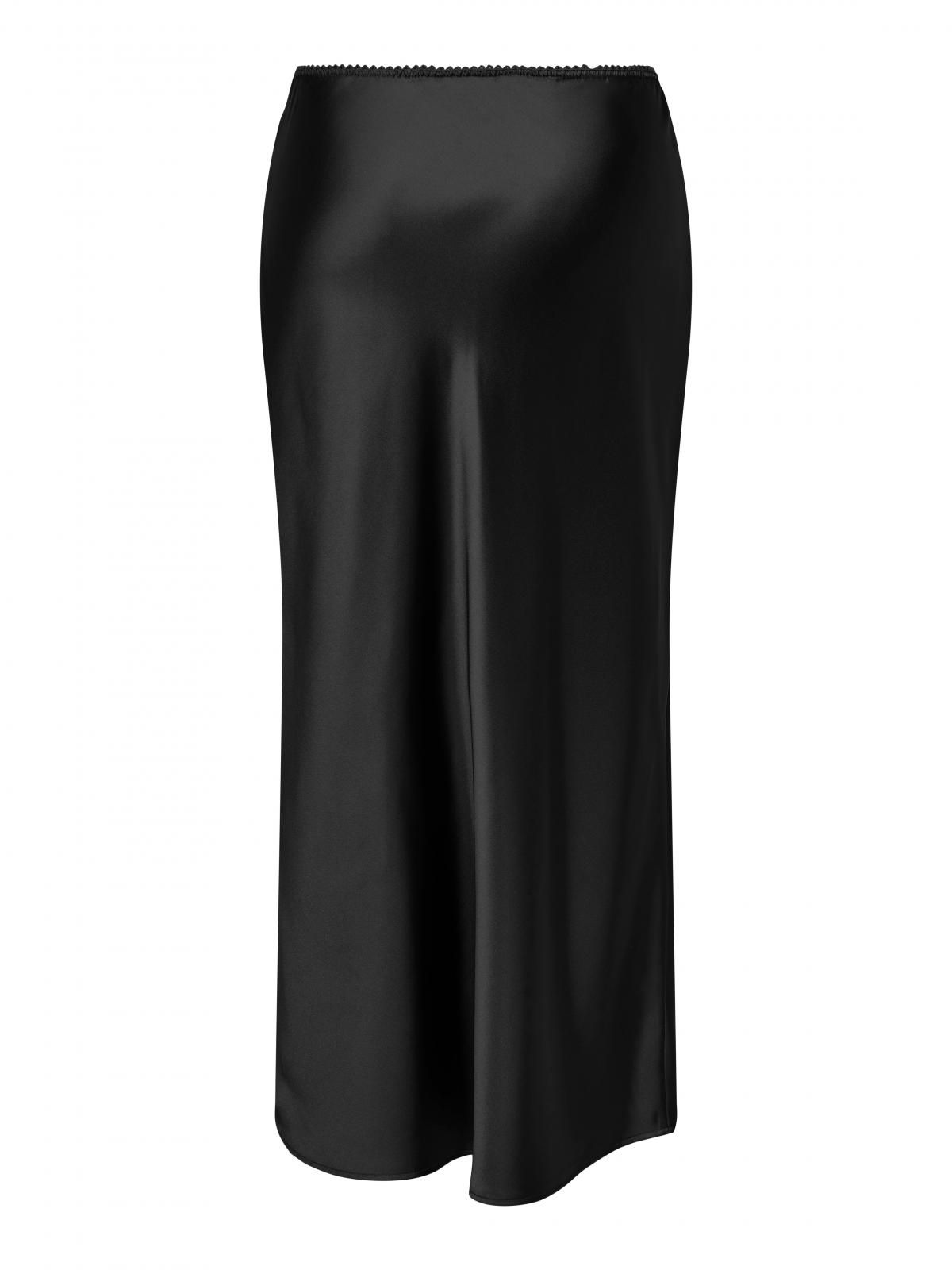 온리 베이직 롱스커트 리본디테일 블랙 15343280_2161 BLACK / BLACK - 상세 이미지 4