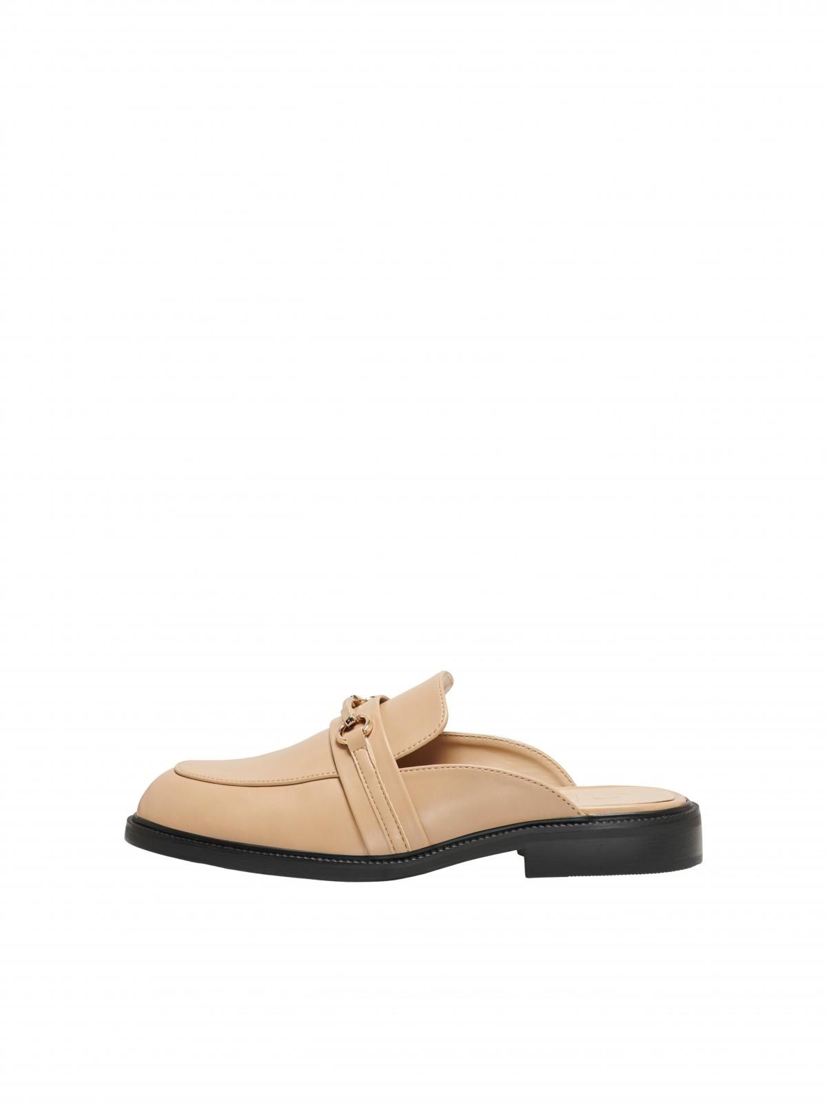 온리 체인 포인트 뮬 로퍼 15320060_315 BROWN / CAMEL - 상품 이미지