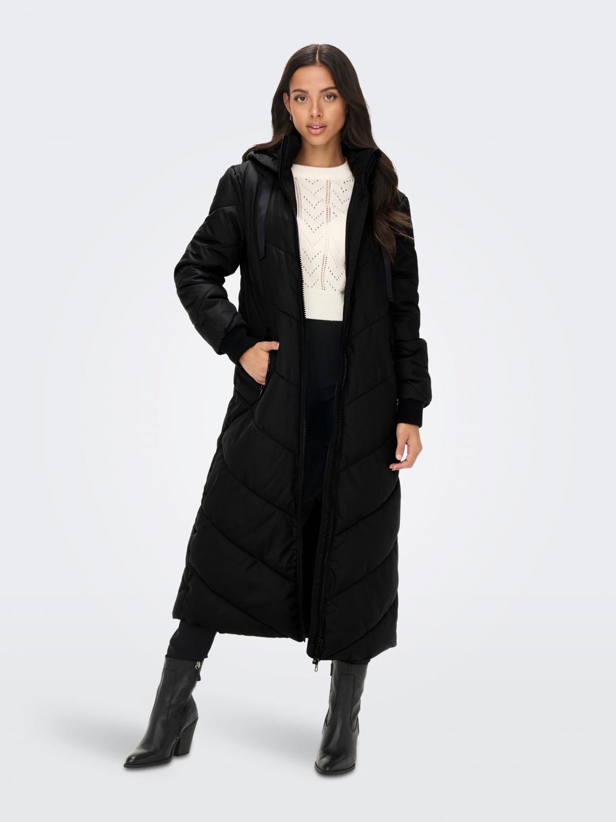 제이디와이 테크니컬 후드 롱 패딩 자켓 15265404_2161_957008 BLACK / BLACK - 상세 이미지 5
