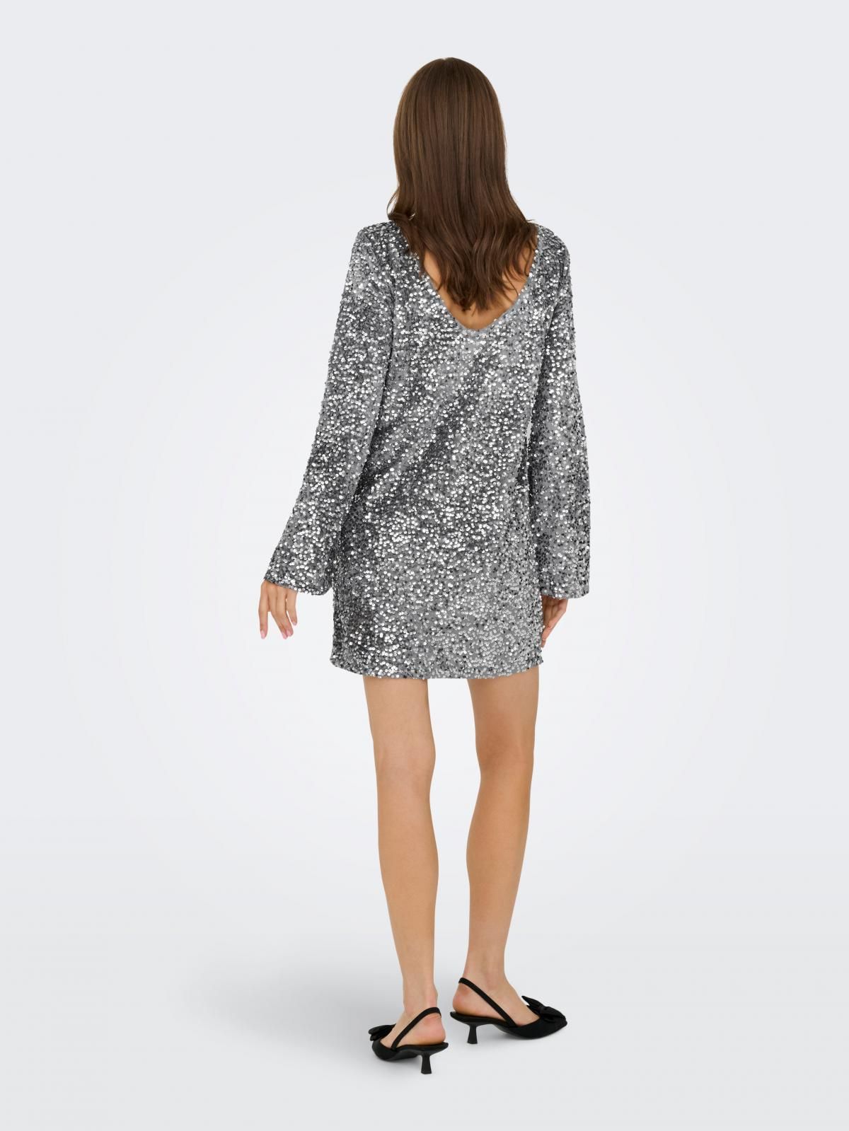 제이디와이 파티 시퀸 벨루어 미니 원피스 15370952_387 GREY / SILVER - 상세 이미지 2