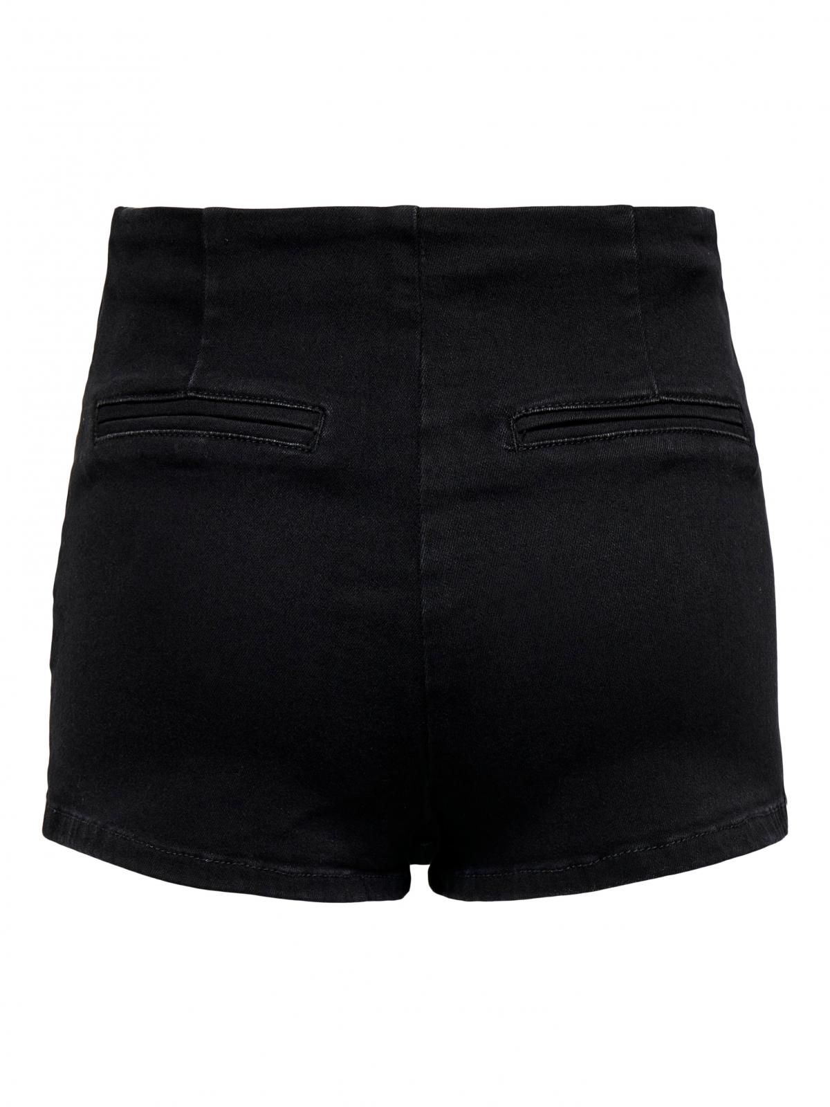온리 야스민 랩 미니 스커트 15349010_8183 BLACK / WASHED BLACK - 상세 이미지 4