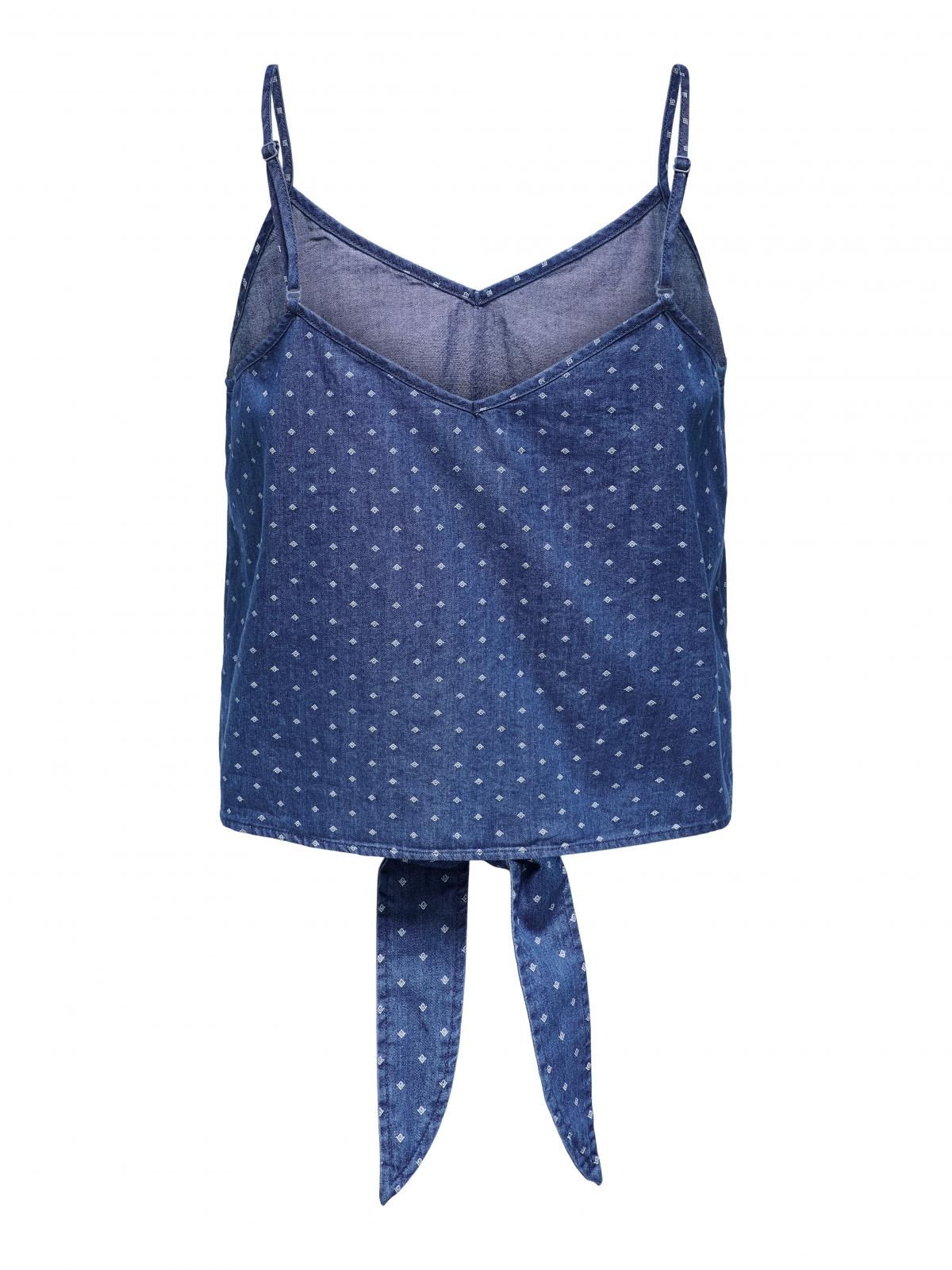 온리 썸머 브이넥 스트랩 점프수트 15343004_2115_1167321 BLUE / MEDIUM BLUE DENIM - 상세 이미지 5