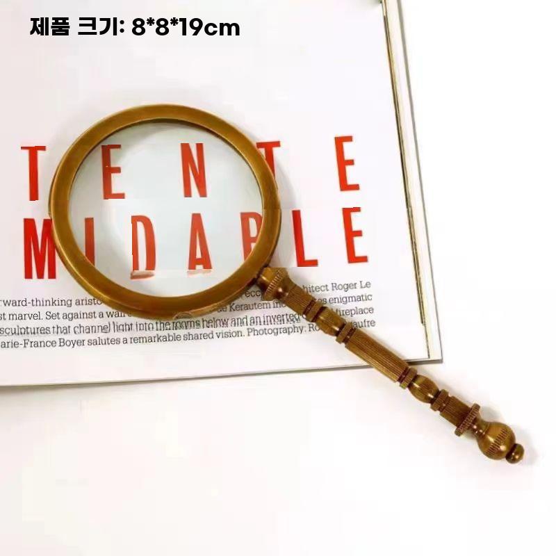 순황동 독서용 확대경 스탠드 노인 독서 서재 인테리어 - 상세 이미지 4