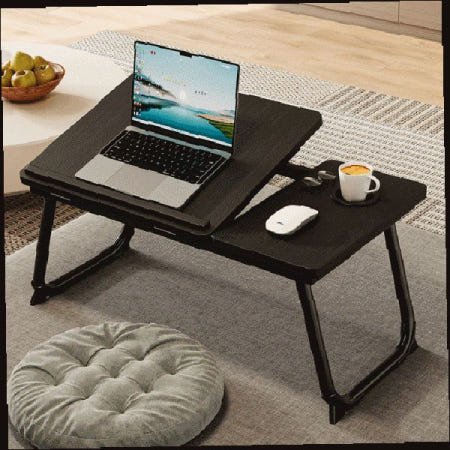 접이식 노트북 테이블 각도조절 침대 좌식 독서대 베드 트레이 다리 폴딩 홈카페 재택근무용
