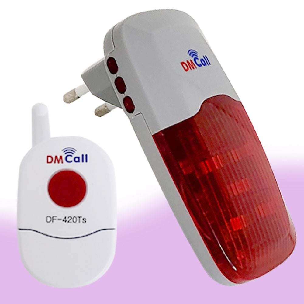대명 콘센트형 FM경광등 (DR-520RS) 장거리 비상벨 무 - 상품 이미지