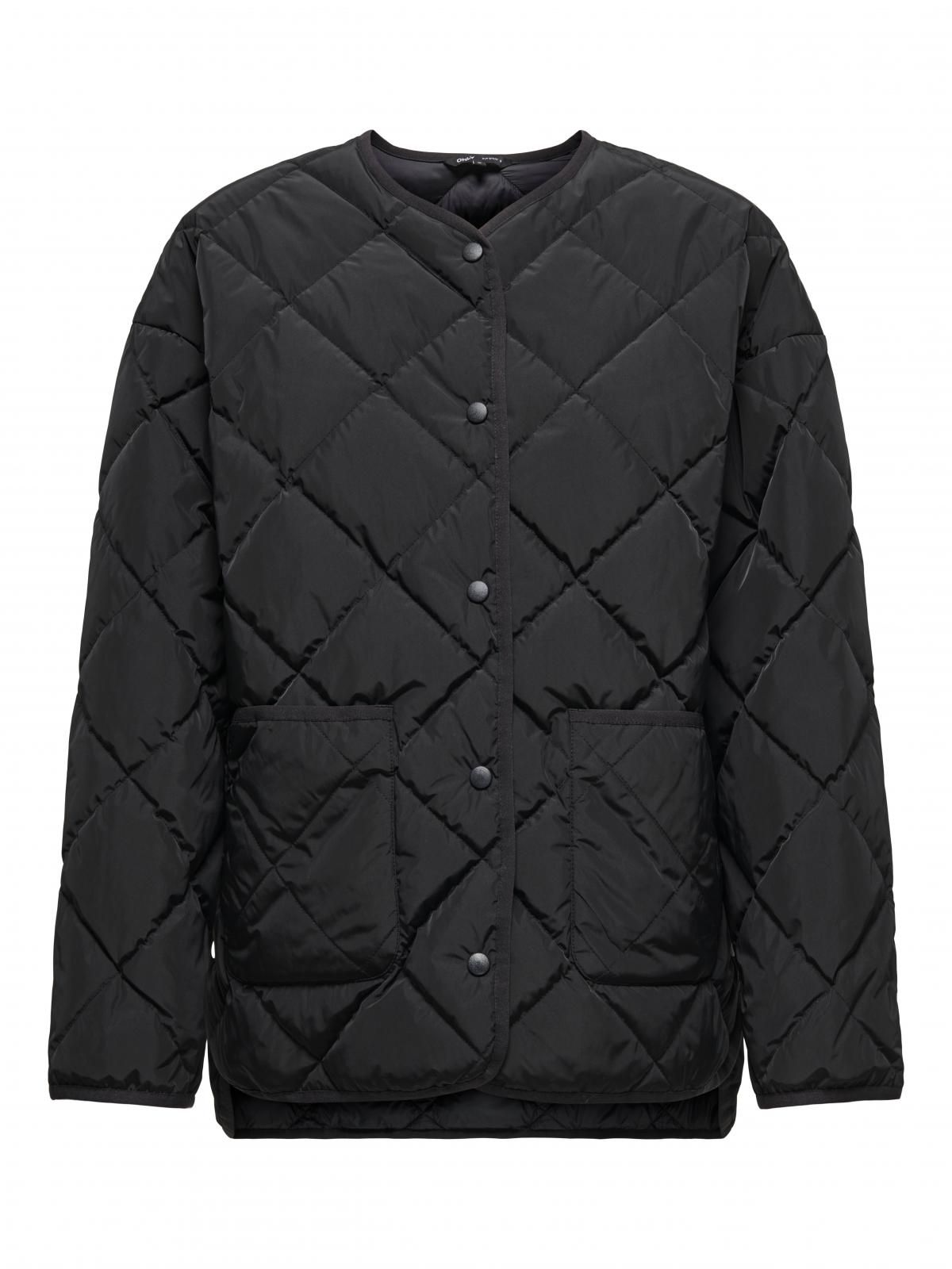 온리 테크니컬 경량 퀼팅 하이넥 재킷 15366048_2161 BLACK / BLACK - 상세 이미지 3