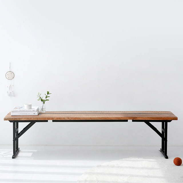 PECRE 빈티지접이식벤치 180x35 PC0131BC - 상품 이미지