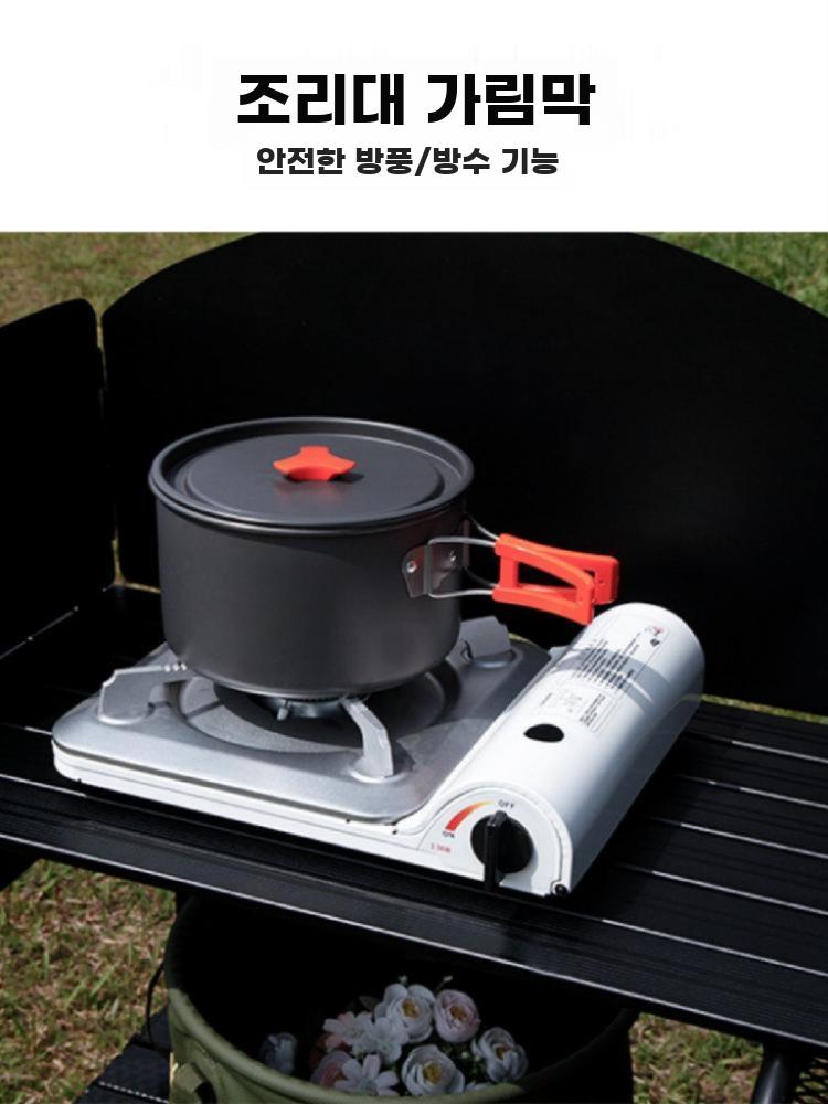 캠핑용 알루미늄 접이식 이동식 키친 테이블 세트 - 상세 이미지 3