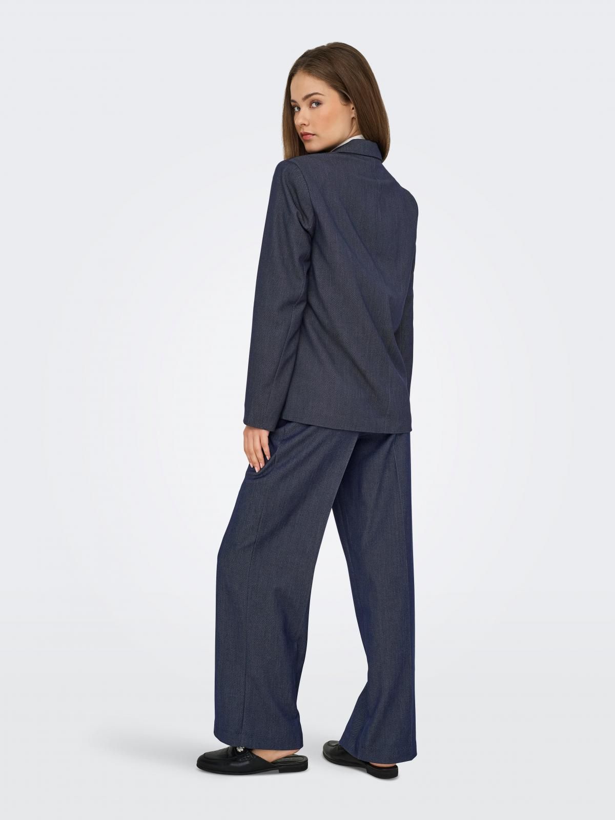 제이디와이 테일러드 루즈핏 블레이저 네이비 15358633_2114 BLUE / DARK BLUE DENIM - 상세 이미지 2