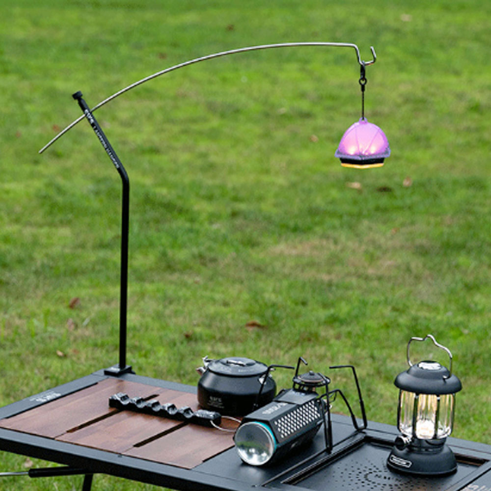 캠핑 랜턴걸이 스탠드 IGT 테이블 아치형 거치대 조명 행어 행거
