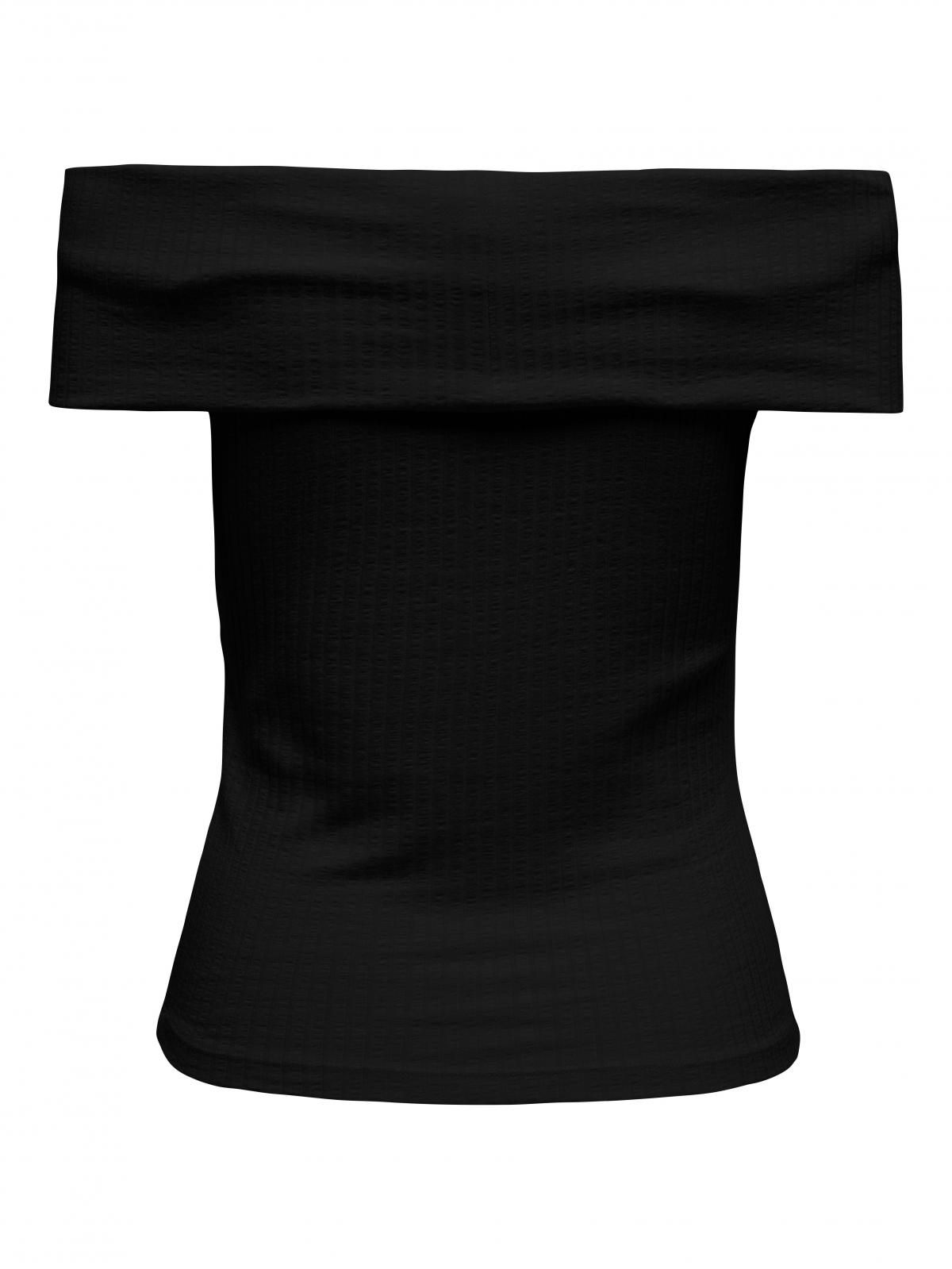 제이디와이 오프숄더 페미닌 블랙 반팔 탑 15344028_2161 BLACK / BLACK - 상세 이미지 4
