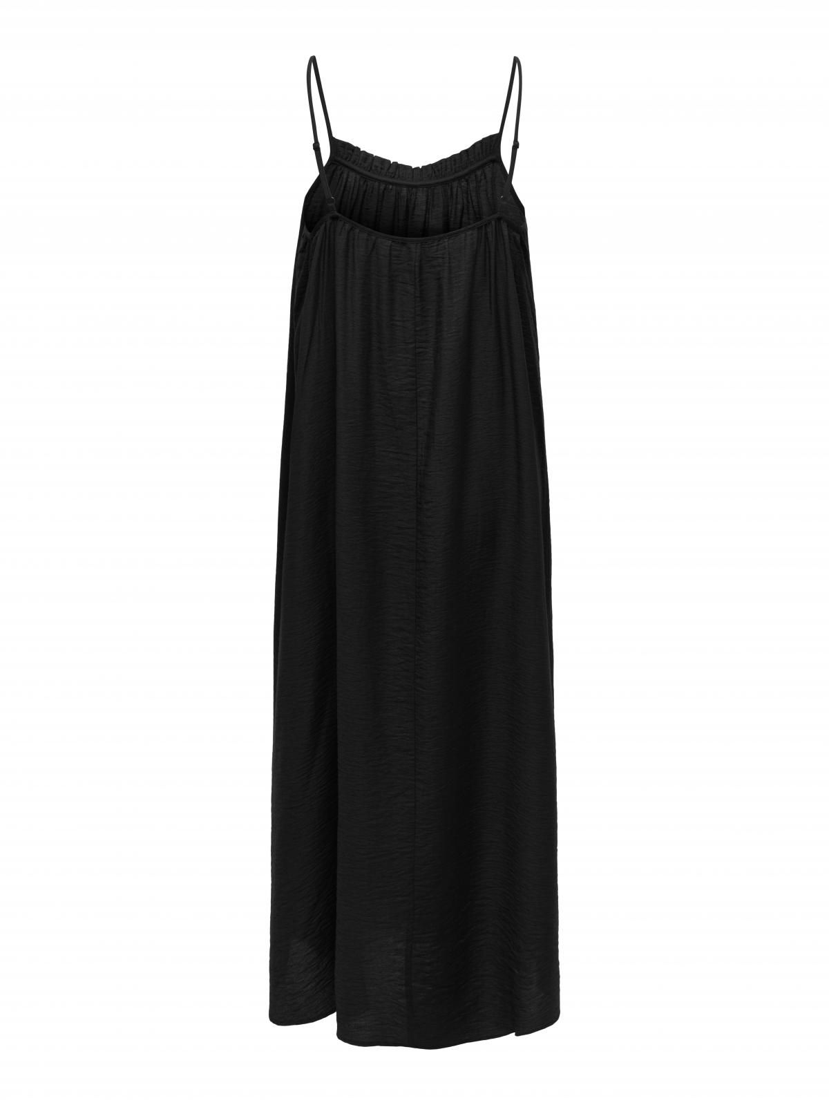 온리 베이직 슬리브리스 롱 원피스 15367168_2161 BLACK / BLACK - 상세 이미지 4