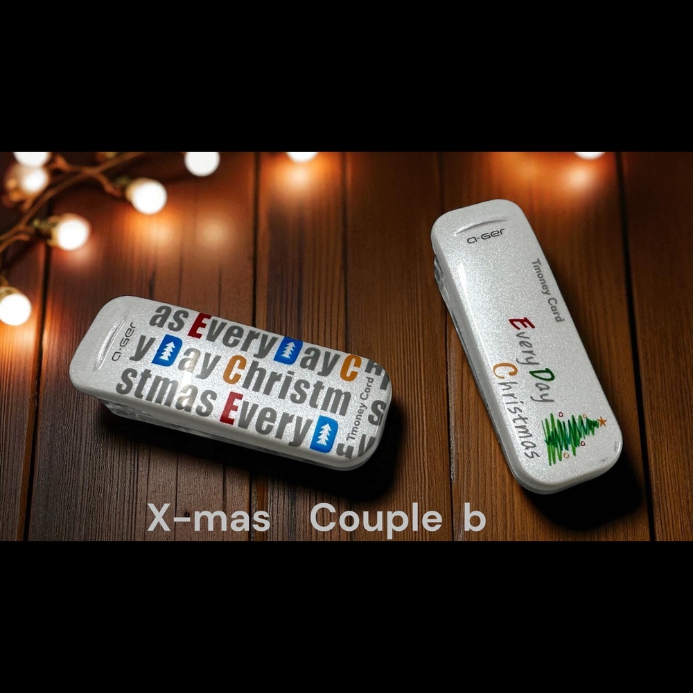 매일매일 크리스마스 기분으로 태그하는 티머니 아거 X-Mas 한정판 커플 패키지 - 상세 이미지 3