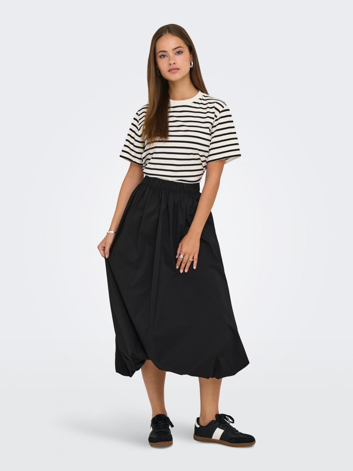 제이디와이 데일리 밴딩 미디 스커트 15357576_2161 BLACK / BLACK - 상세 이미지 5