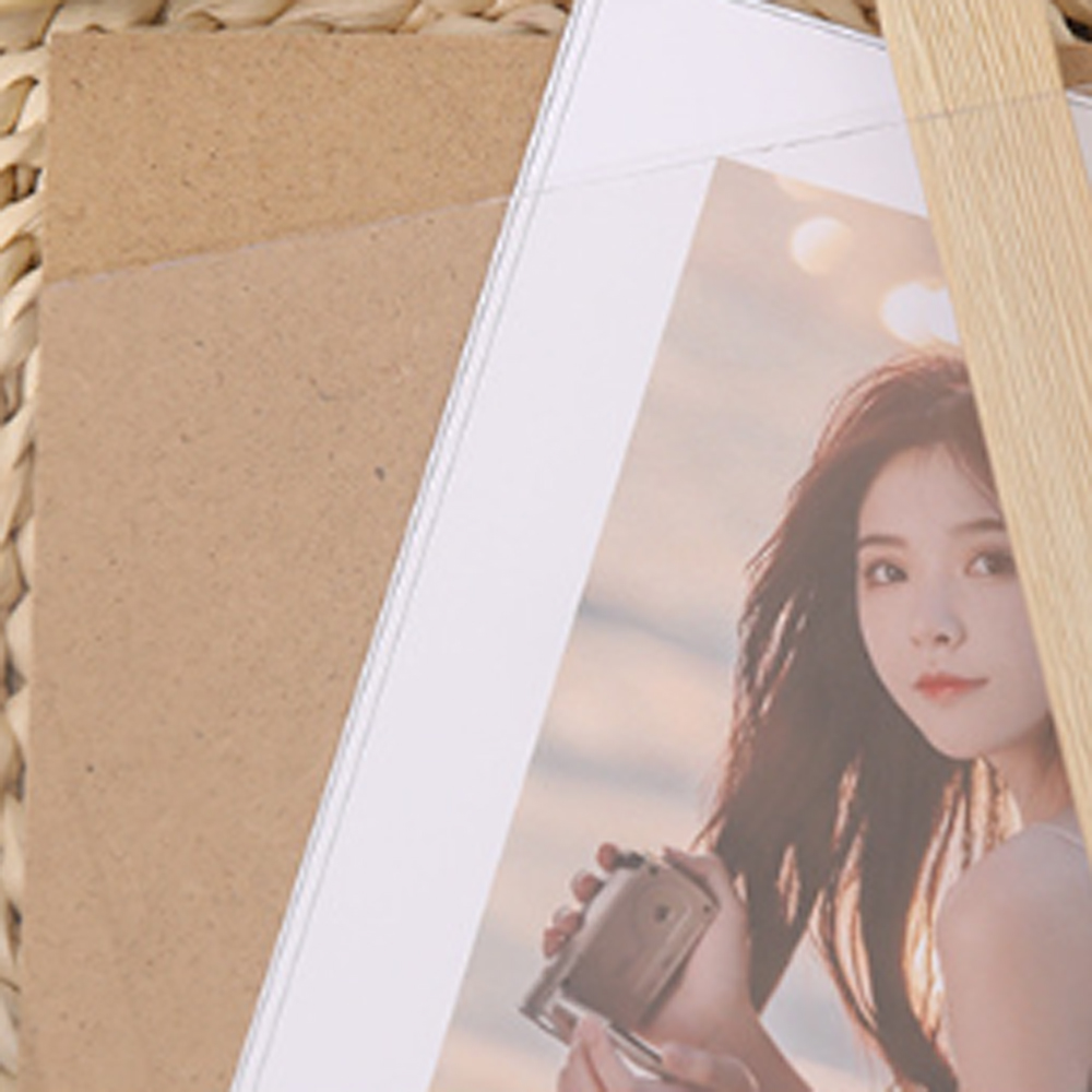 A5 우드 액자 원목 미니 소형 탁상 나무 아기사진 아기 포토 - 상세 이미지 5