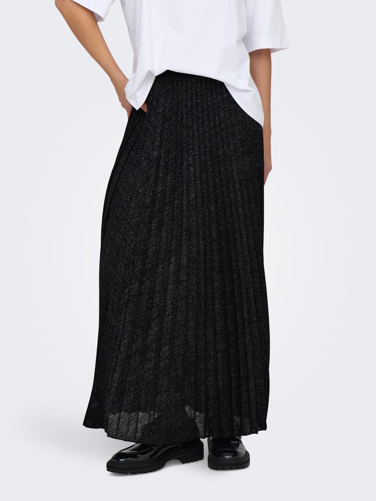 제이디와이 플리츠 롱 스커트 블랙 15349524_2161 BLACK / BLACK - 상품 이미지