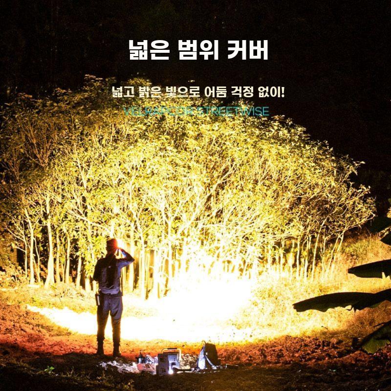 헤드랜턴 2 헤드램프 랜턴 미터 초강력 램프 낚시 - 상세 이미지 3