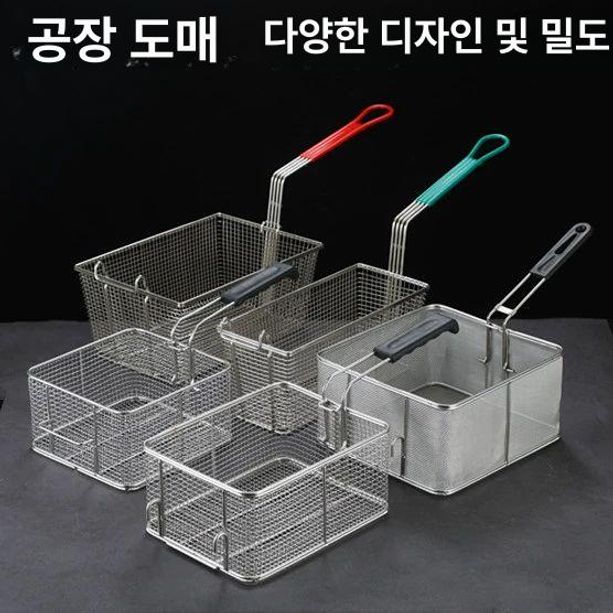 사각 튀김기 거름망 채반 분식 스테인레스 뜰채 보조망 82 초미세망 1.0mm - 상세 이미지 2