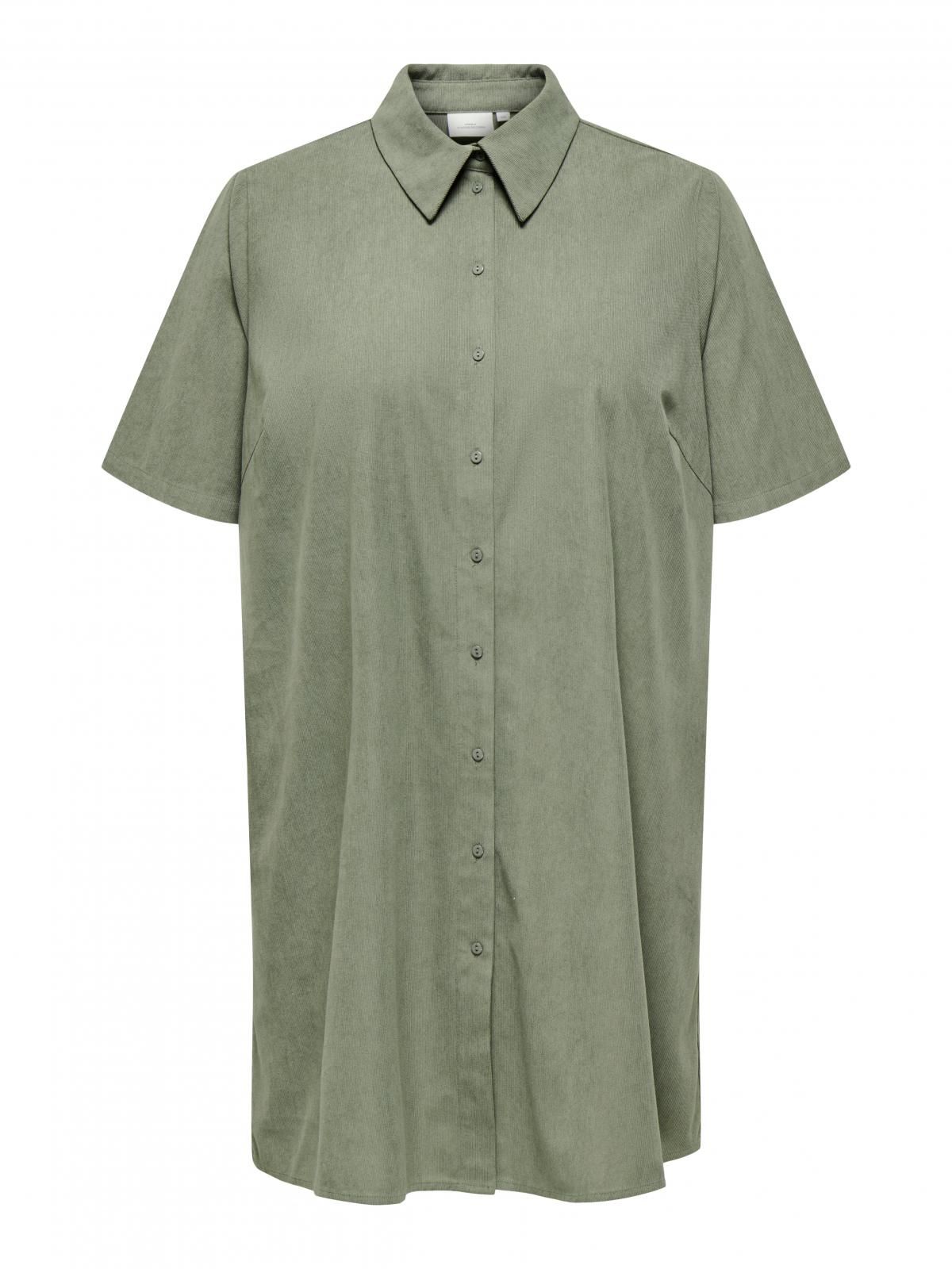 온리 코듀로이 셔츠 미니 원피스 15372840_4263 GREEN / KALAMATA - 상세 이미지 3
