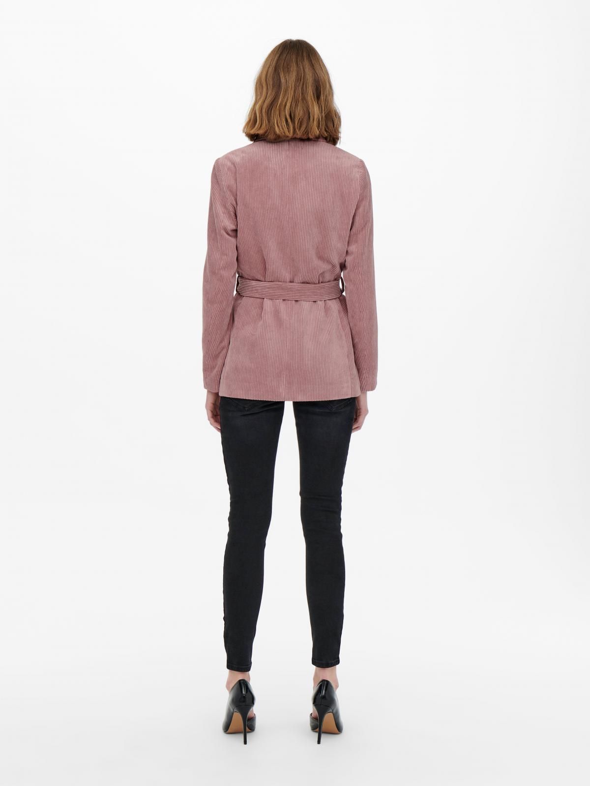 온리 테크니컬 코듀로이 벨티드 재킷 15245793_1005 BROWN / BURLWOOD - 상세 이미지 2