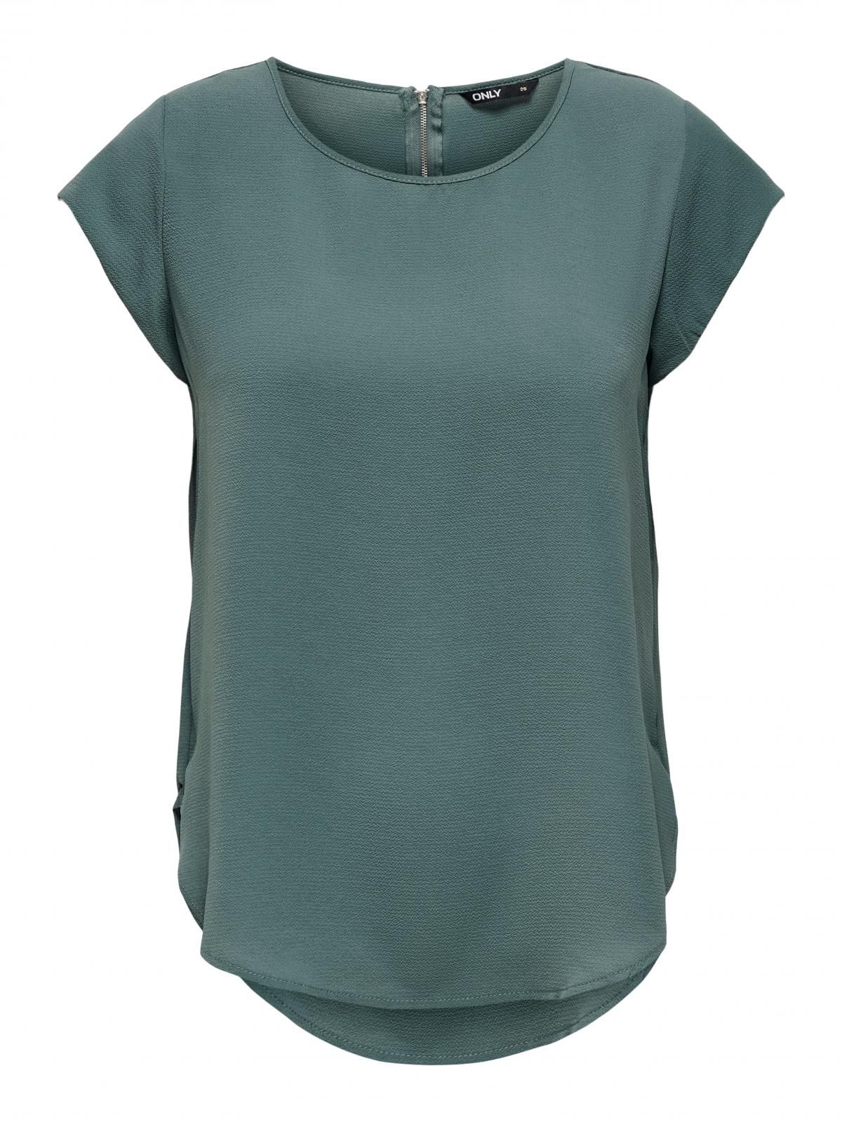 온리 미니멀 라운드넥 반팔 티셔츠 15142784_1469 GREEN / BALSAM GREEN - 상세 이미지 4