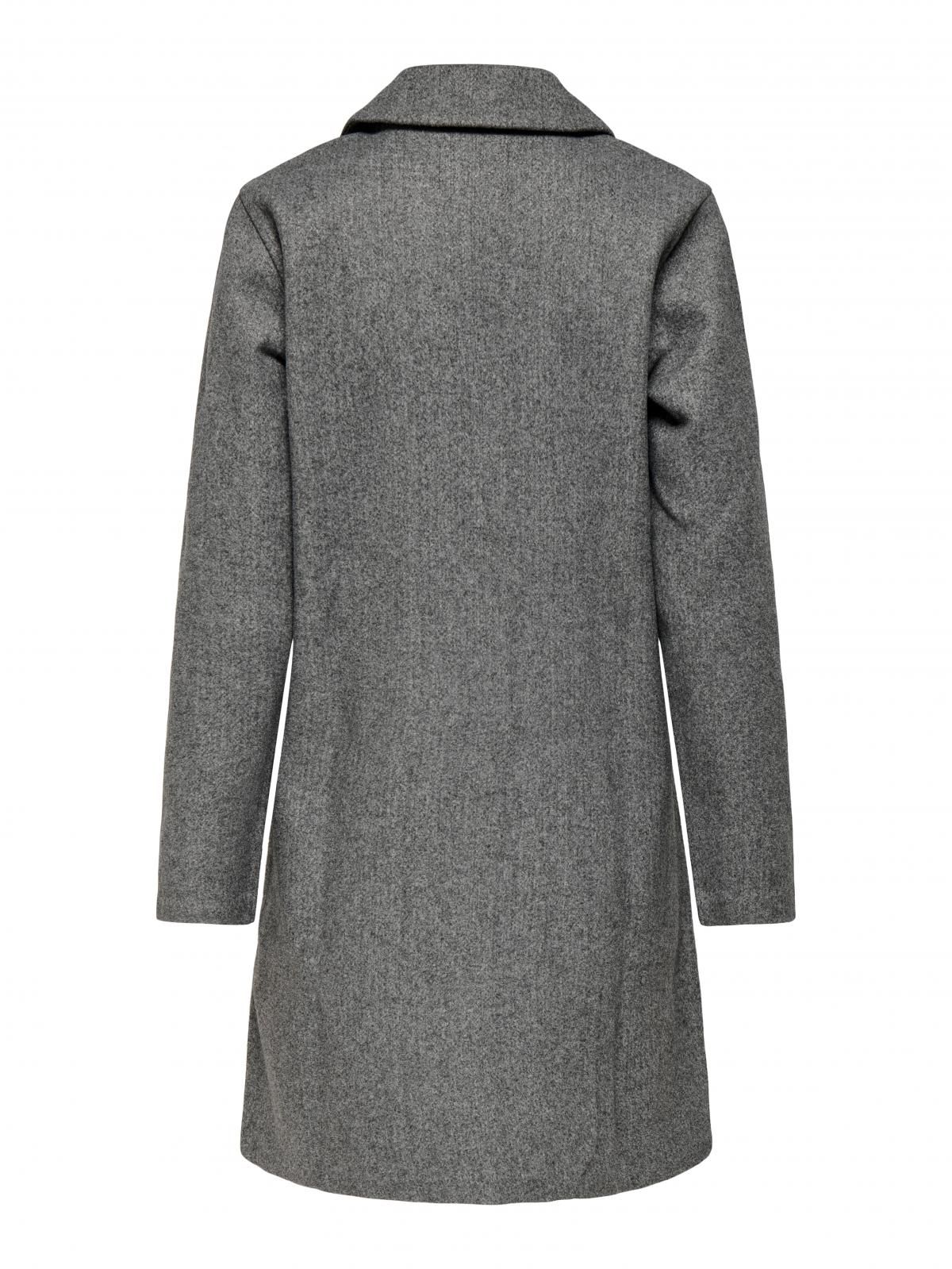 제이디와이 베이직 테일러드 롱 재킷 15335626_2383 GREY / DARK GREY MELANGE - 상세 이미지 4