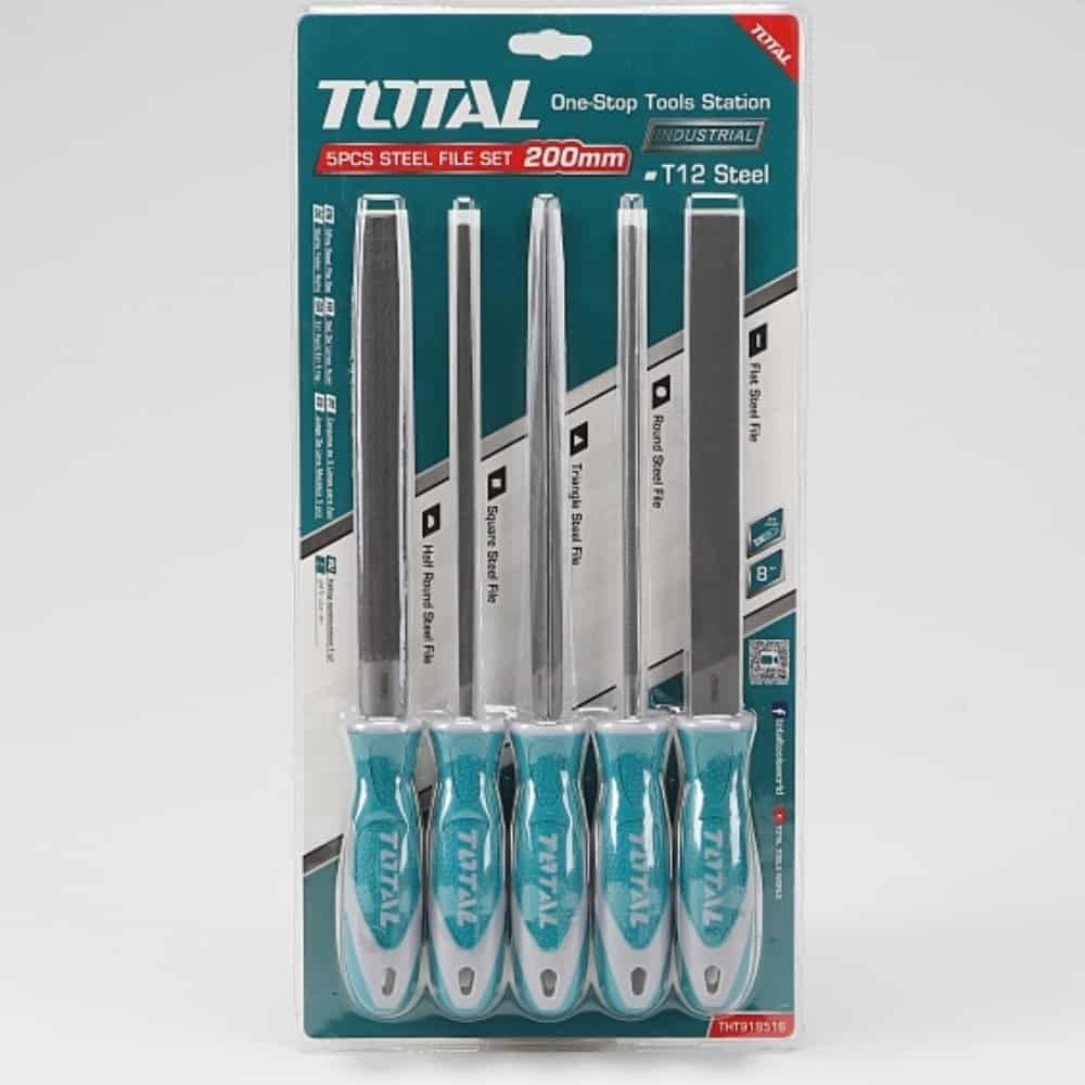 파일세트 5PCS 200MM 야스리 철연마 - 상품 이미지