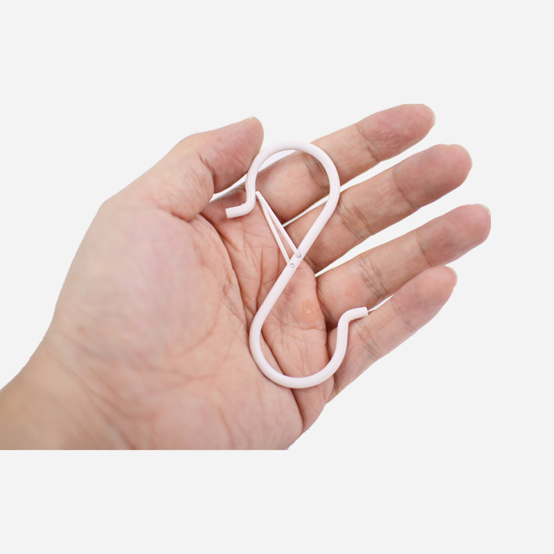 포포가든 고정형 S고리 비너 후크 주방걸이 씽크대 12cm 8P 실버 이미지 6