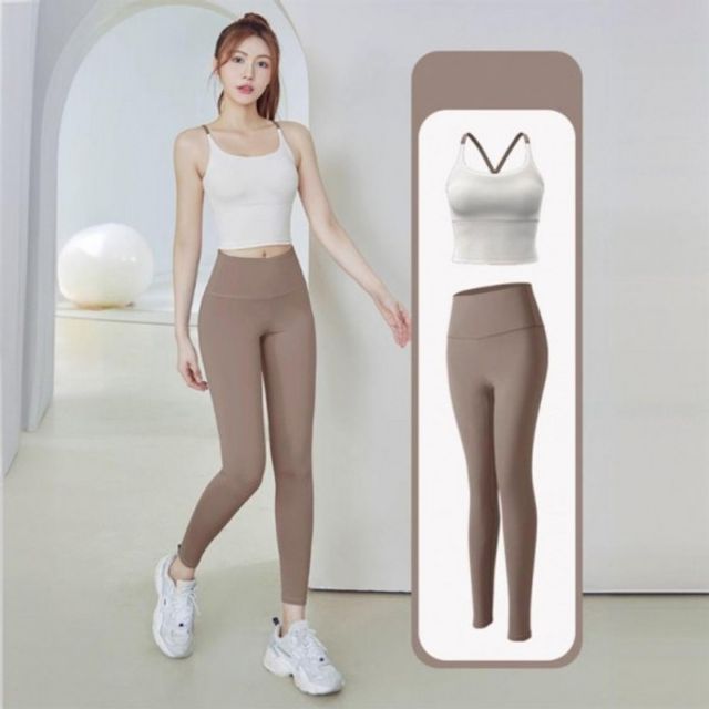 프리미엄 여성 데일리 세트 헬스복 클래식 필라테스 - 상품 이미지