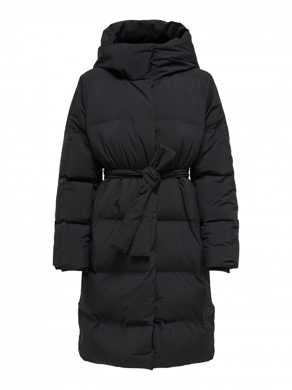 온리 방풍 벨트 롱 패딩코트 경량다운 하이넥 15365782_2161 BLACK / BLACK - 상세 이미지 3
