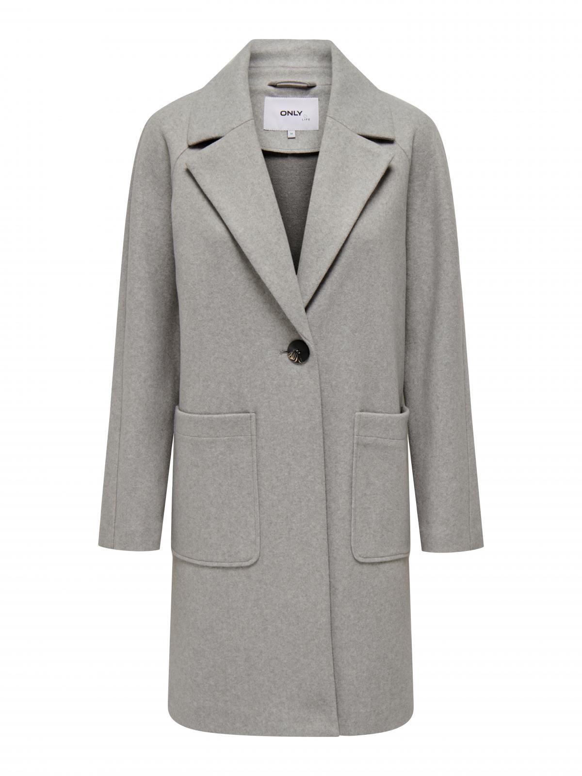 온리 클래식 라이트그레이 롱 코트 15285883_156_1012032 GREY / STEEPLE GRAY - 상세 이미지 4