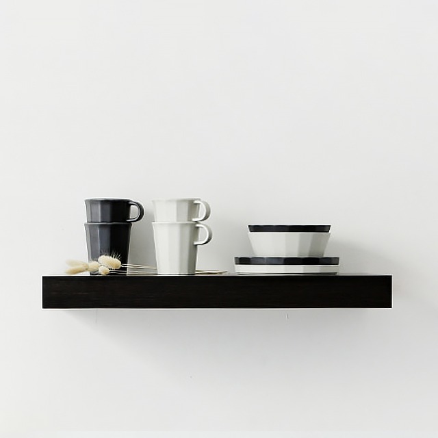 ENKEL 벽선반 59.5x26x5 블랙브라운 5256.0401 - 메인 이미지