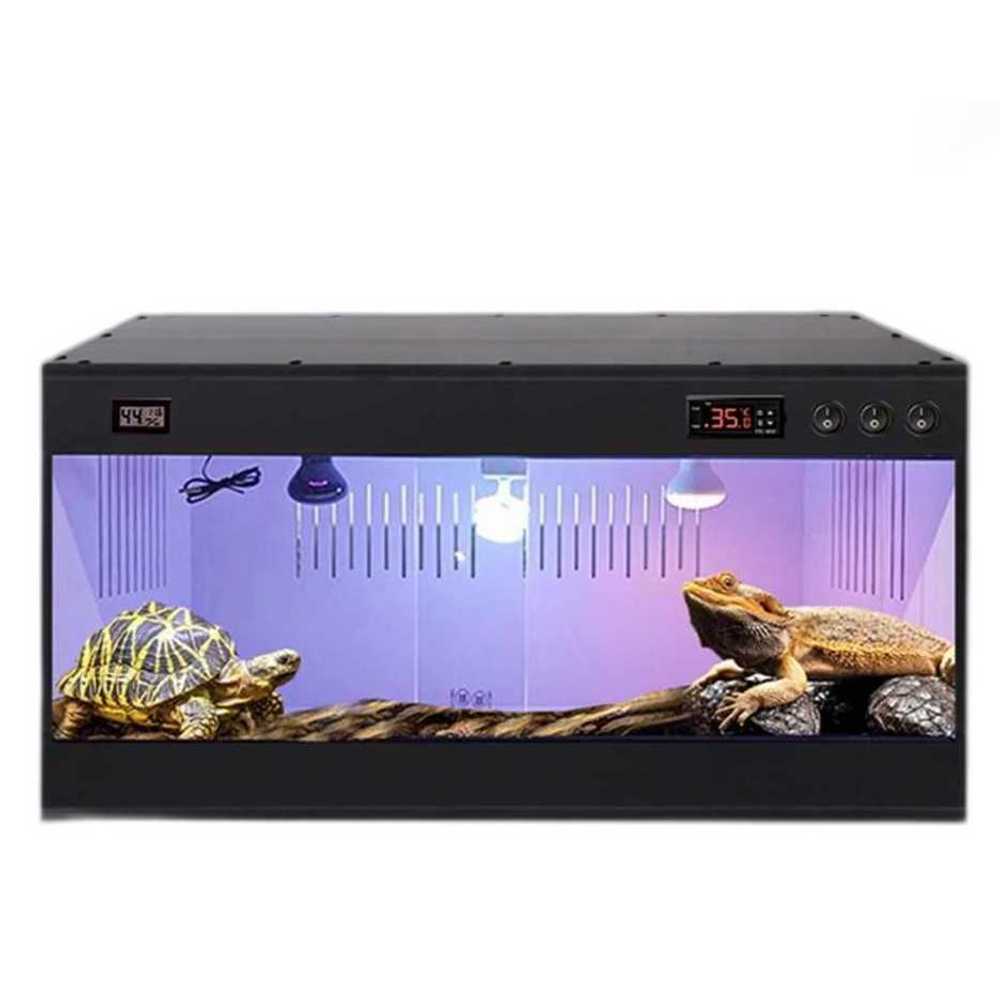 파충류 사육장 아크릴 테라리움 도마뱀 거북이 집 스탠다드 120x50cm 화이트 - 상품 이미지