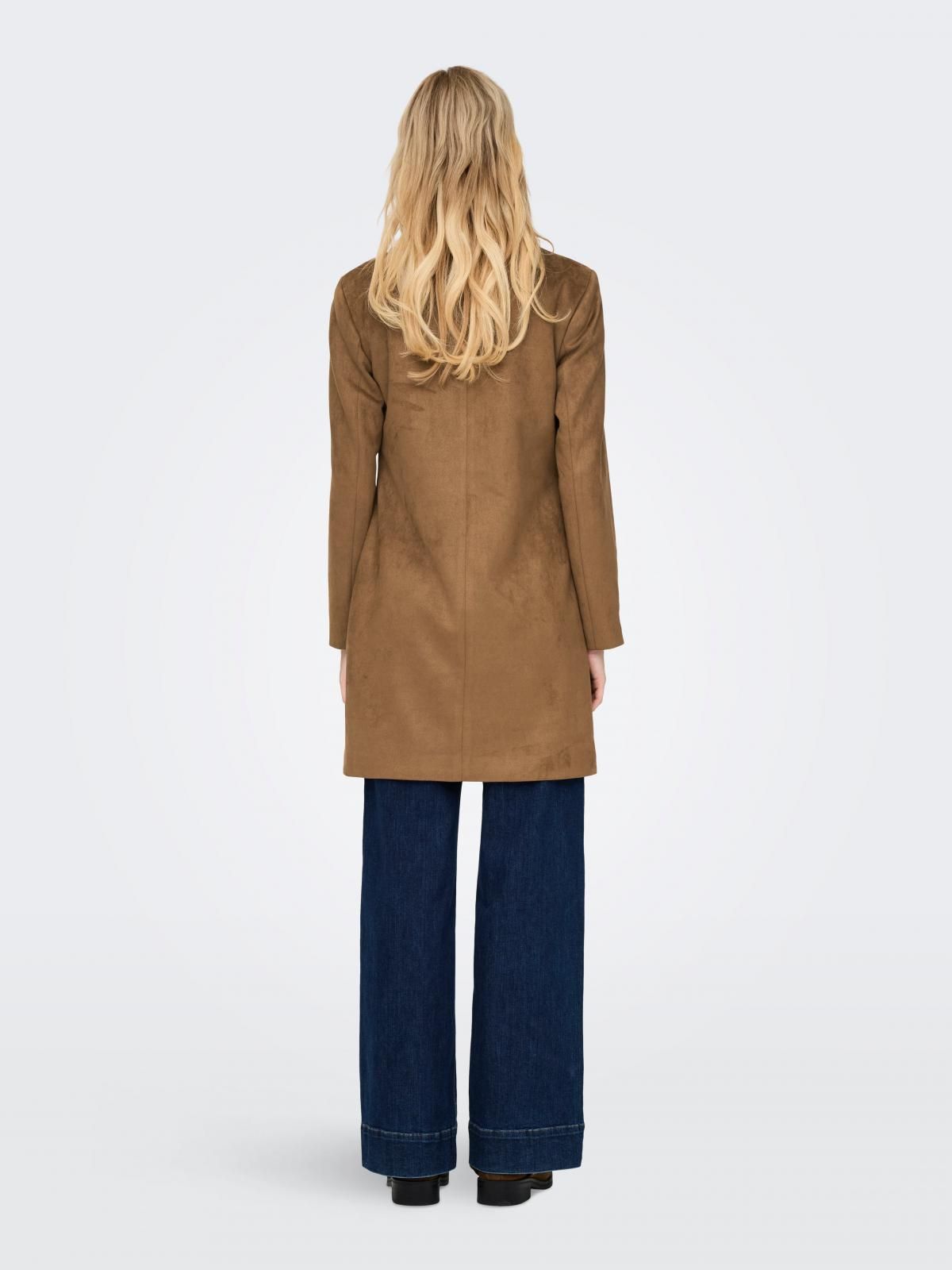온리 테일러드 클래식 싱글버튼 재킷 15336518_409 BROWN / COGNAC - 상세 이미지 2