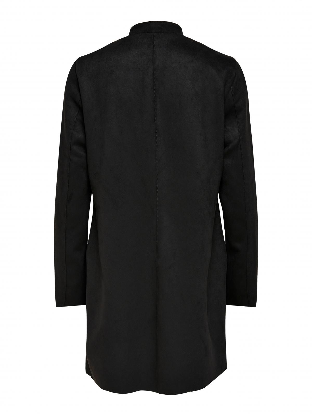 온리 테크니컬 블랙 롱 코트 15218563_2161 BLACK / BLACK - 상세 이미지 4