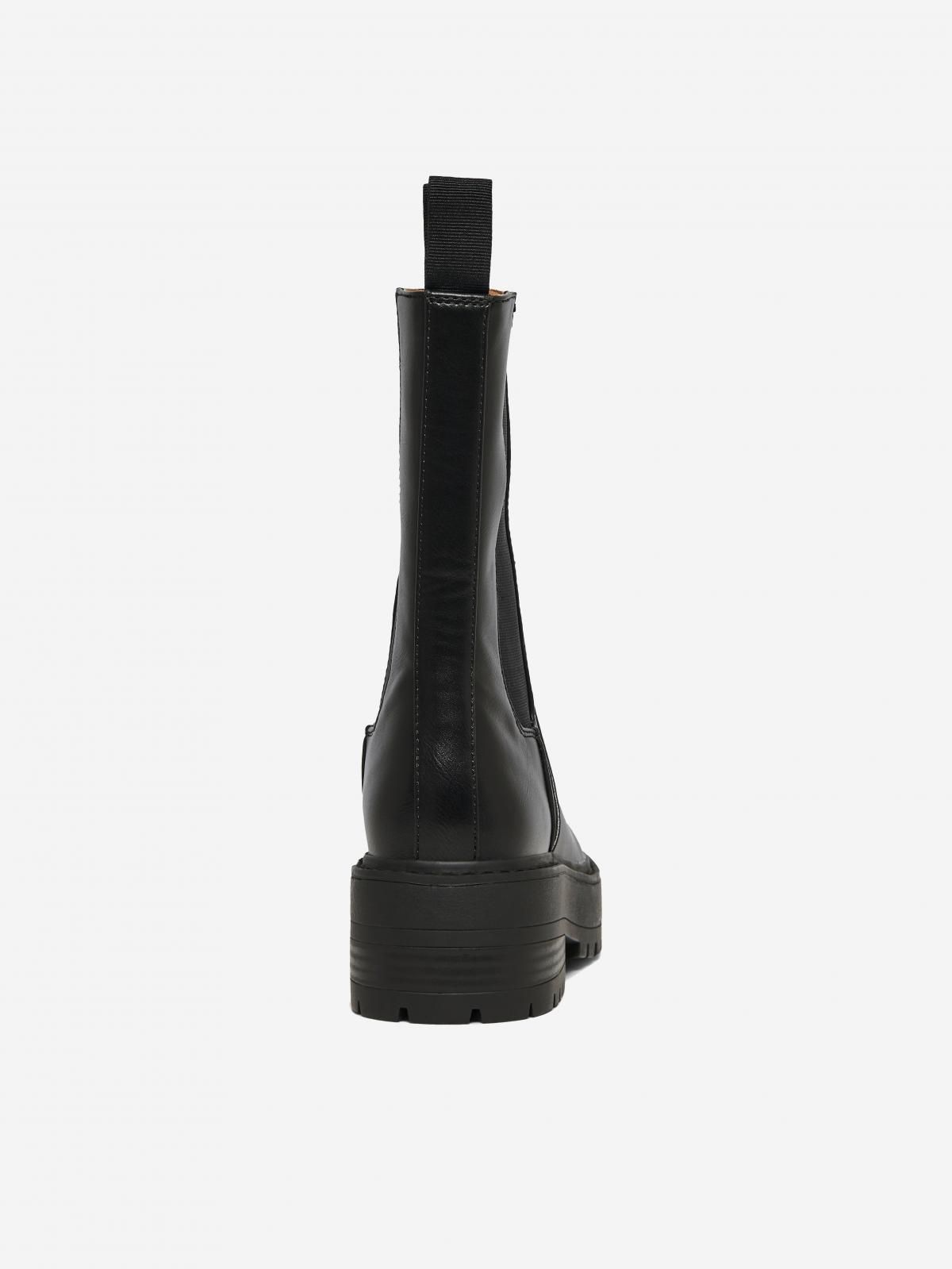 온리 라운드토 첼시 앵클부츠 15366476_2161 BLACK / BLACK - 상세 이미지 2