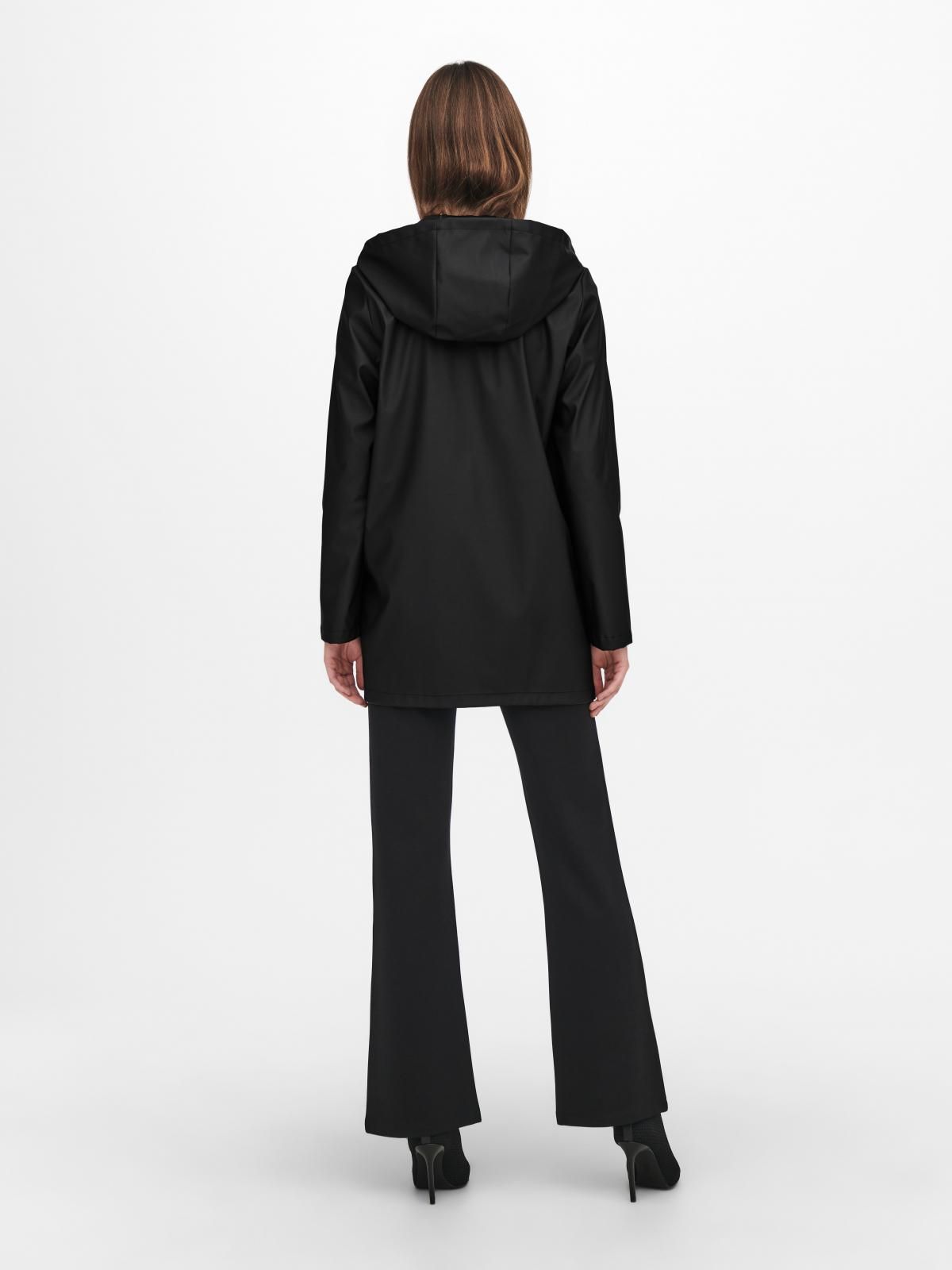 제이디와이 방수 후드 롱 레인코트 15241365_2161 BLACK / BLACK - 상세 이미지 3