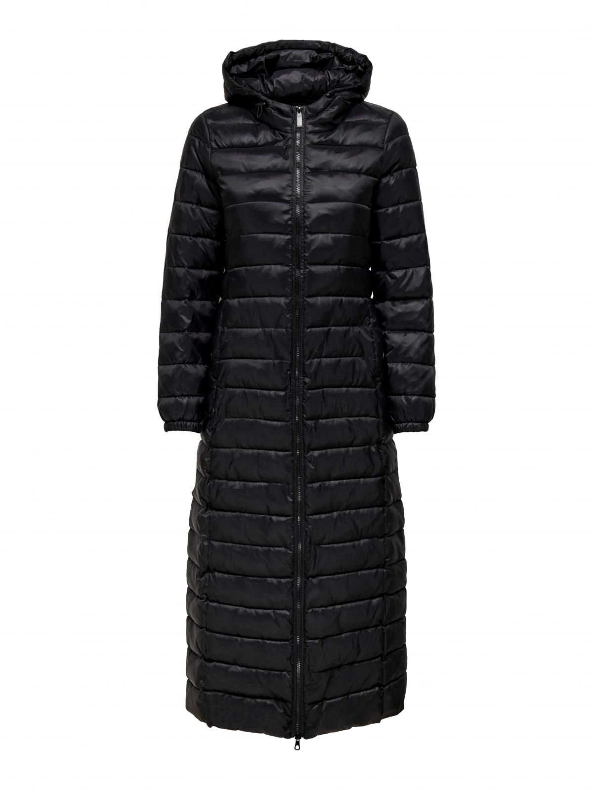 온리 테크니컬 방풍 후드 롱 패딩코트 15232995_2161 BLACK / BLACK - 상세 이미지 4