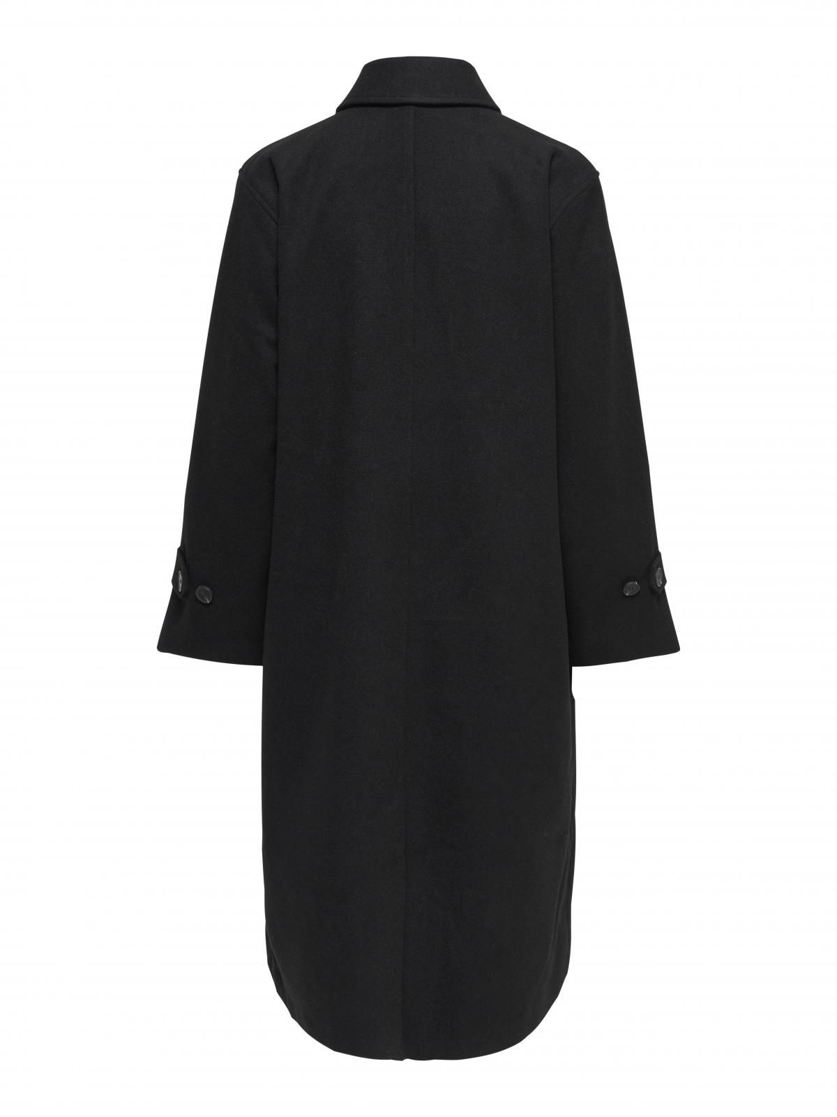 온리 테크니컬 울 롱코트 15367942_2161_1250348 BLACK / BLACK - 상세 이미지 4