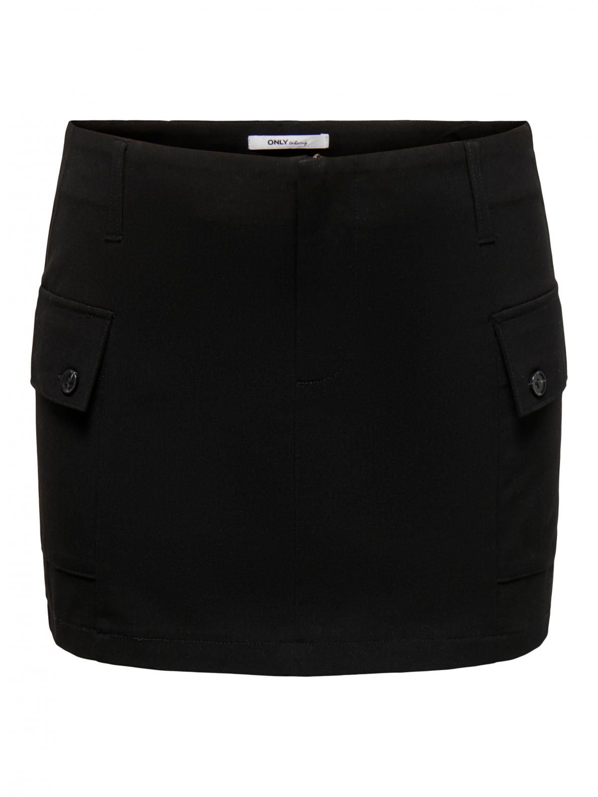온리 카고 포켓 미니 스커트 벨트루프 15298713_2161 BLACK / BLACK - 상세 이미지 3