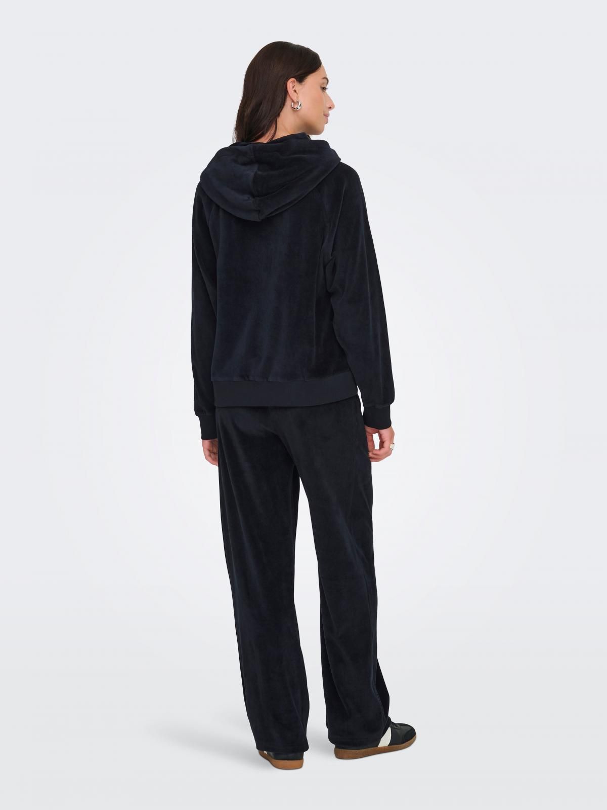 제이디와이 벨벳 소프트 후드 스웨트셔츠 15361663_2161 BLACK / BLACK - 상세 이미지 2