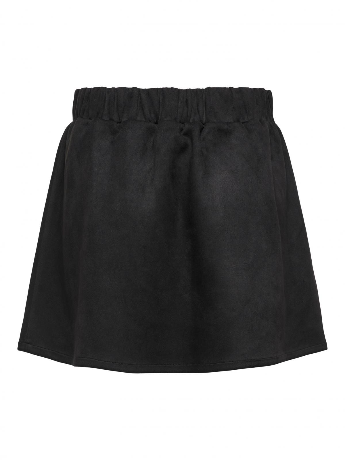 온리 미니 스케이터 스커트 밴딩 15350133_2161 BLACK / BLACK - 상세 이미지 4