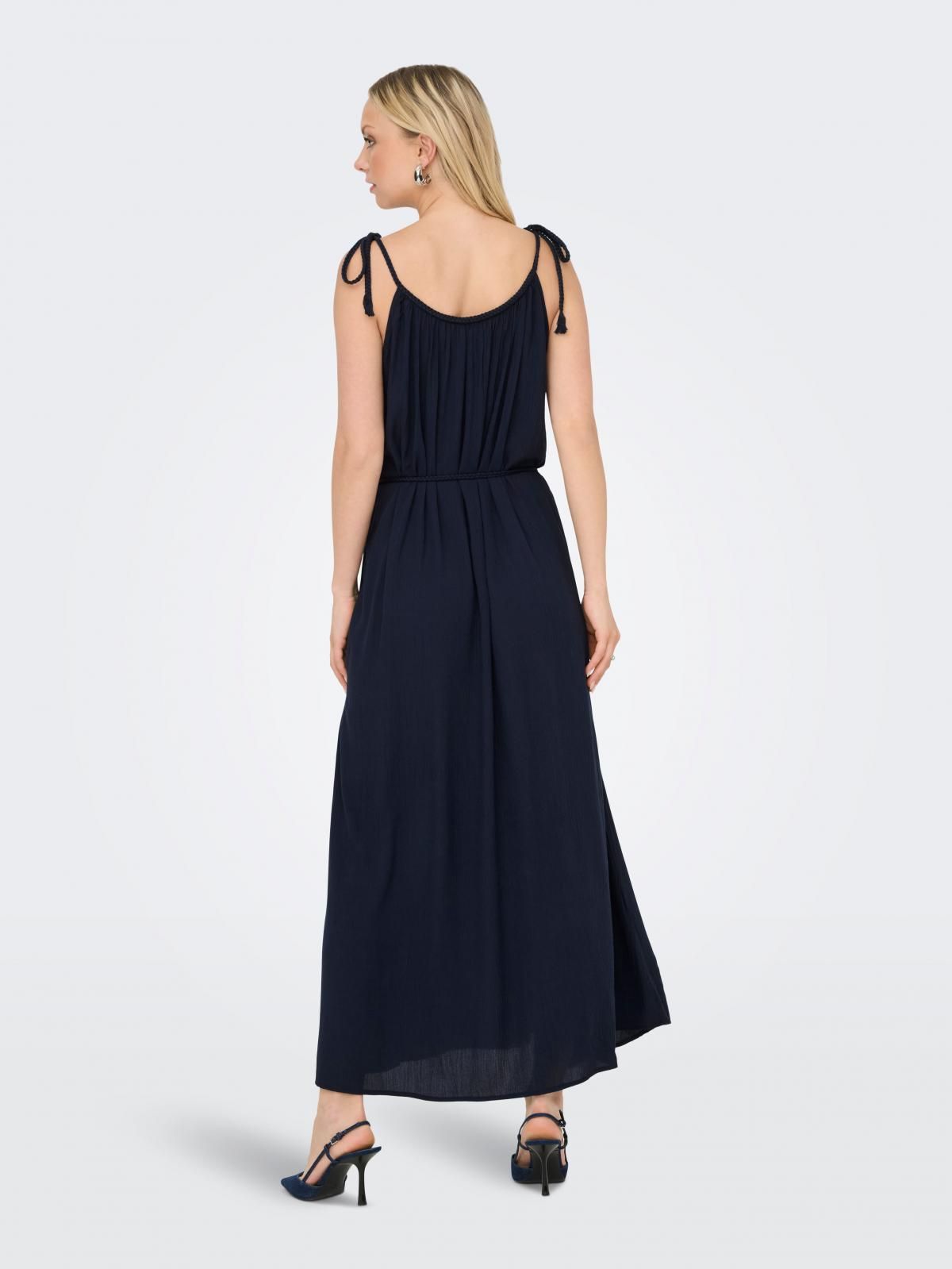 제이디와이 네이비 브이넥 스트랩 벨티드 롱 원피스 15367118_2077_1246171 - 상세 이미지 2