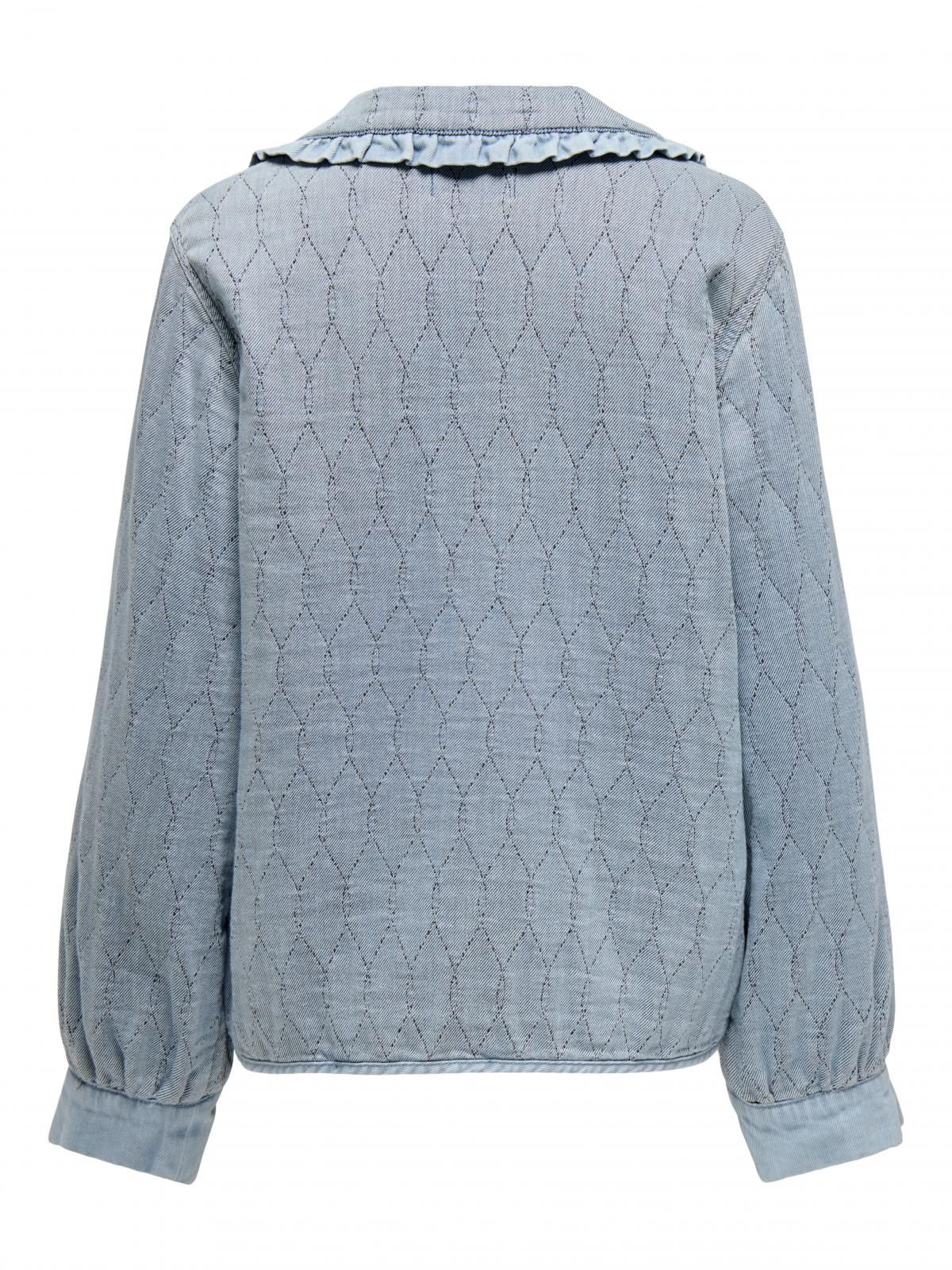 온리 데님 오버핏 테크니컬 재킷 15353205_2116 BLUE / LIGHT BLUE DENIM - 상세 이미지 5
