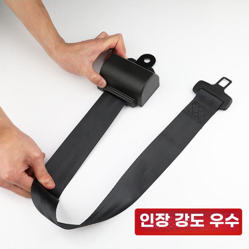 지게차안전벨트 부품 굴삭기 버클 시트 중장비 교환 포크 블랙 싱글 리트랙터 - 상세 이미지 3