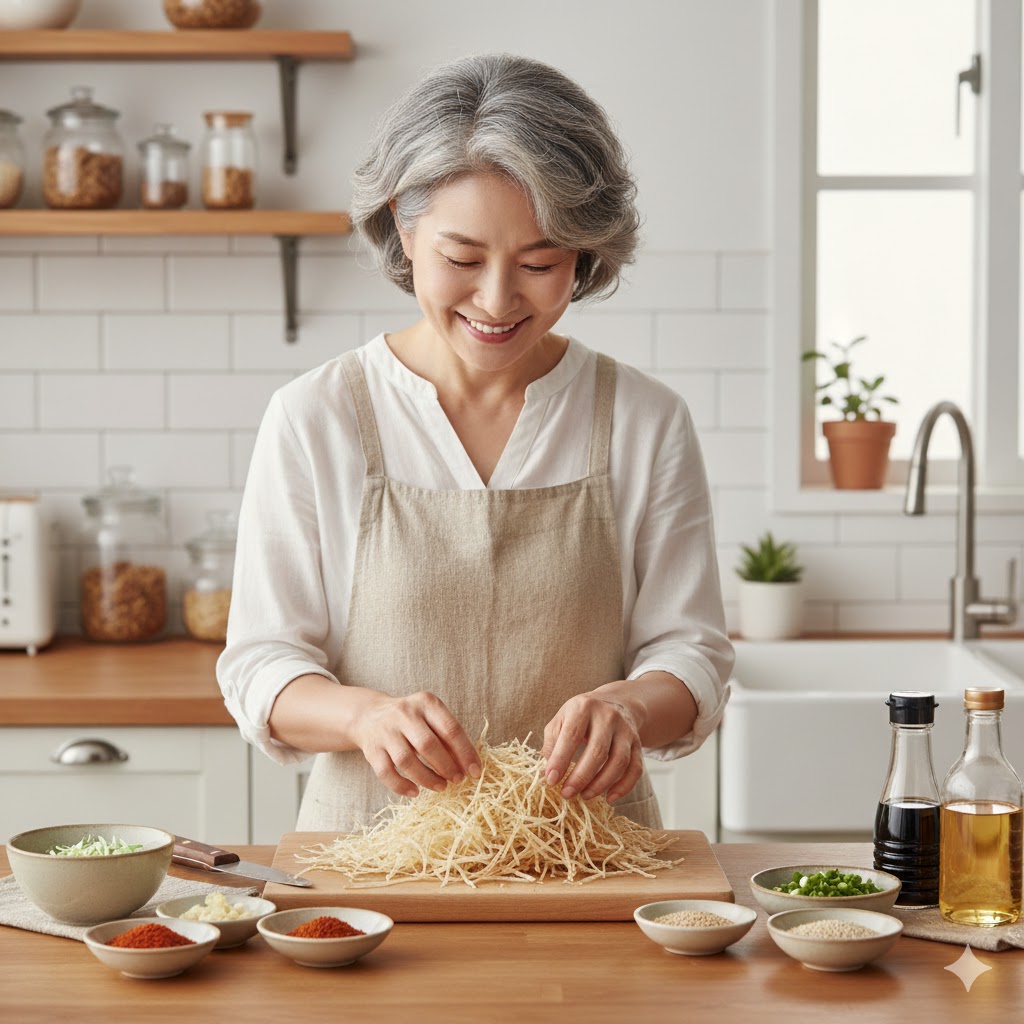 명식품본사 황태채 대포장 특 AAA품 볶음 조림 간식 식당식자재 도매가 500g, 1개 - 상세 이미지 5