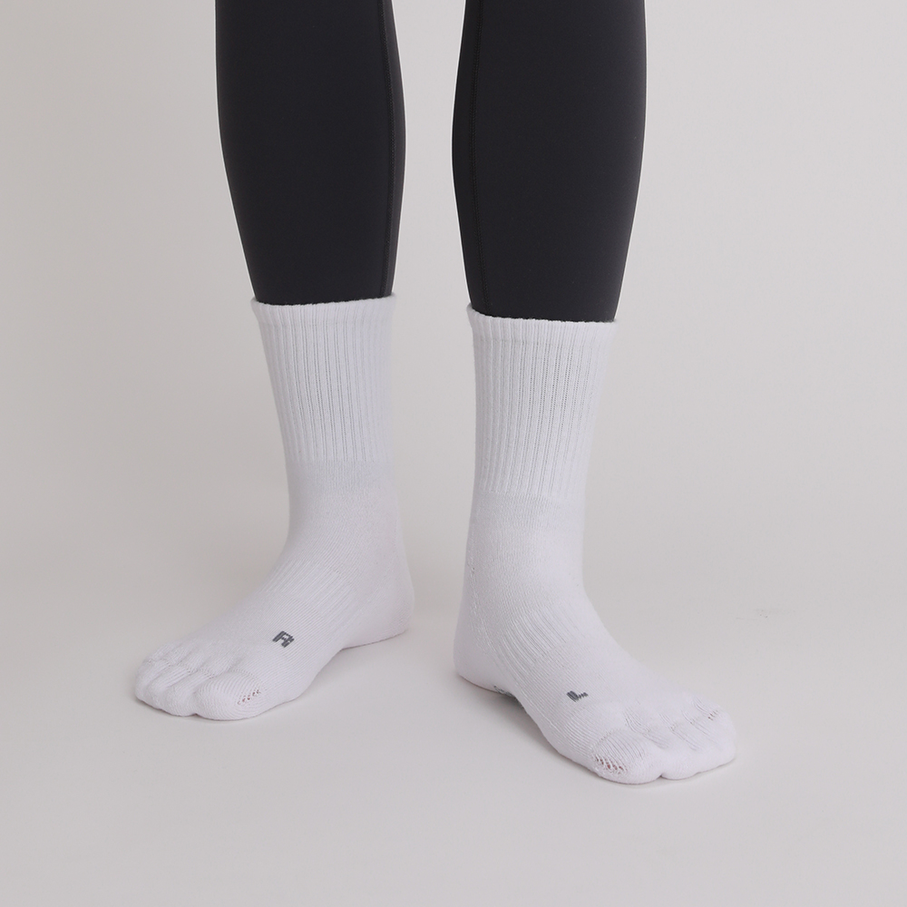 컴포트삭스 무봉제 무지 스포츠 발가락 양말 러닝 마라톤 등산 두꺼운 중목 남자 여자 이미지 3